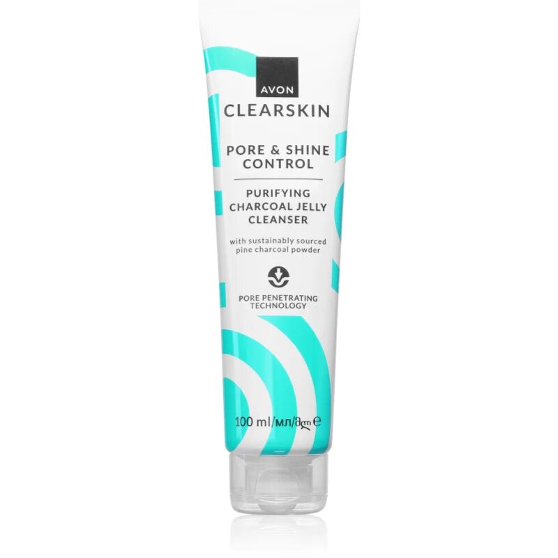 Avon Clearskin Pore & Shine Control globoko čistilni gel z aktivnim ogljem 100 ml
