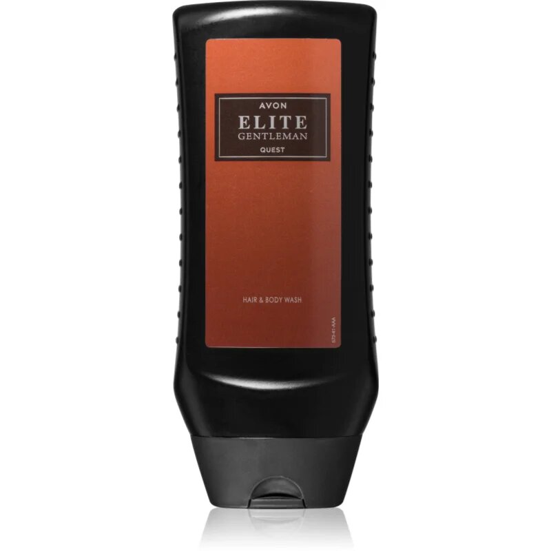 Avon Elite Gentleman Quest gel za prhanje in šampon 2v1 za moške 250 ml