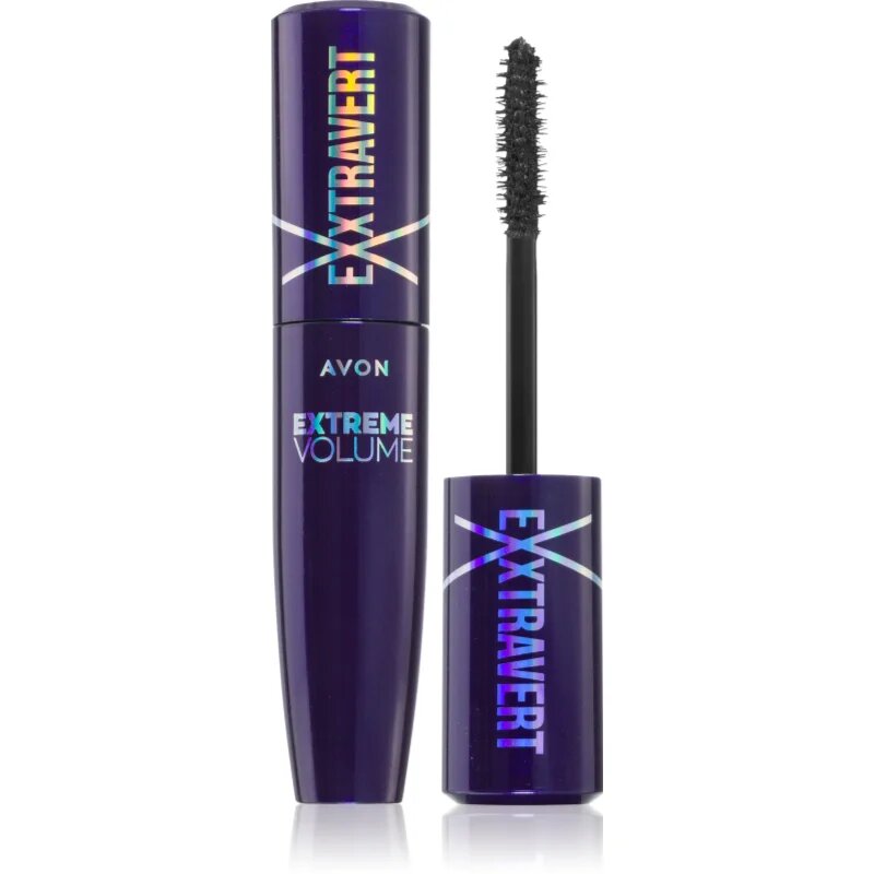 Avon Exxtravert Extreme Volume maskara za ekstra volumen odtenek Blackest Black 95 ml