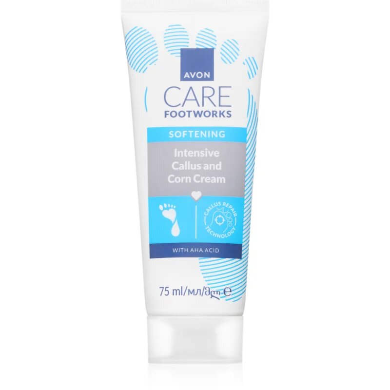 Avon Foot Works Healthy intenzivna vlažilna krema za noge 75 ml