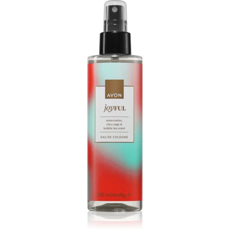Avon Joyful Watermelon & Clary Sage & Bubble Tea kolonjska voda za ženske 200 ml