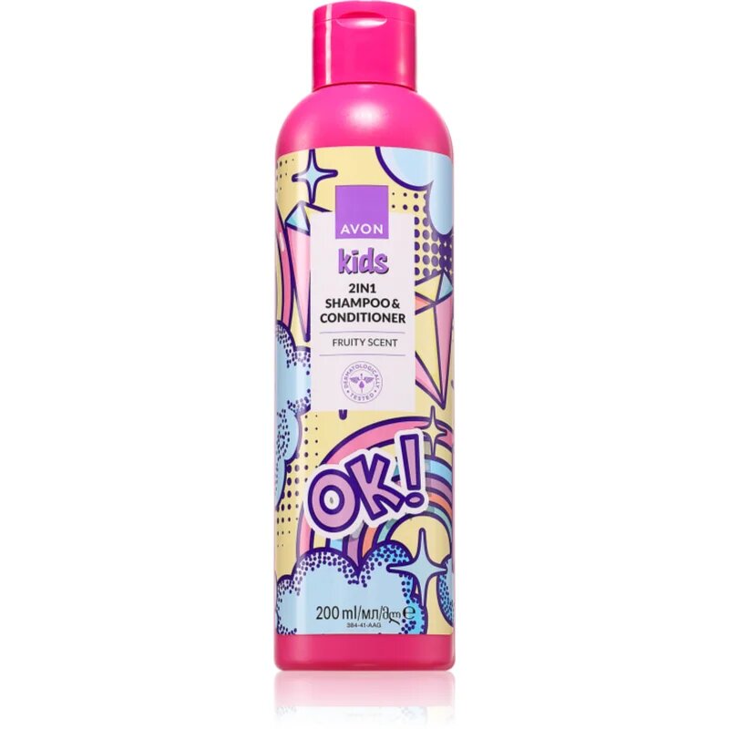 Avon Kids Fruit šampon in balzam 2 v1 200 ml