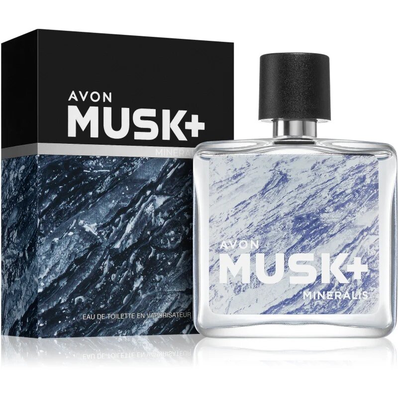 Avon Musk+ Mineralis toaletna voda za moške 75 ml