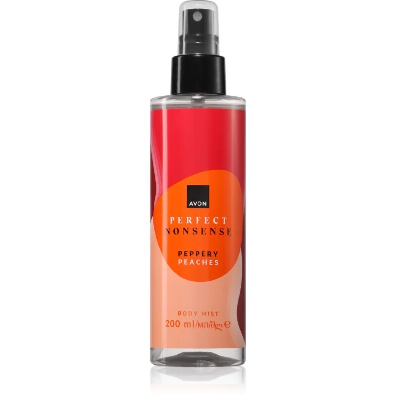 Avon Perfect Nonsense Peppery Peaches odišavljeno pršilo za telo za ženske 200 ml