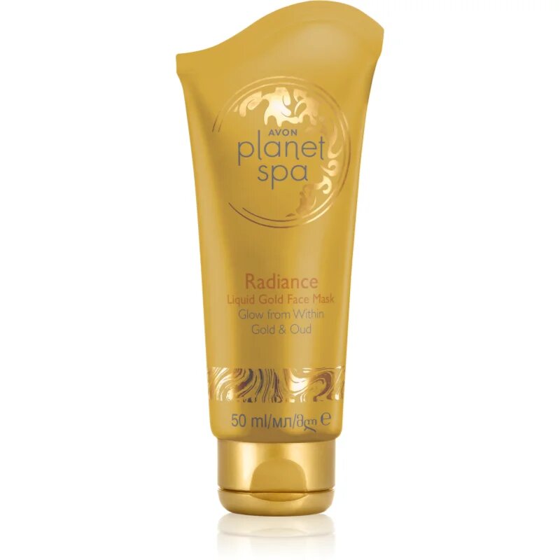 Avon Planet Spa Radiance Ritual vlažilna maska za obraz z zlatom 50 ml