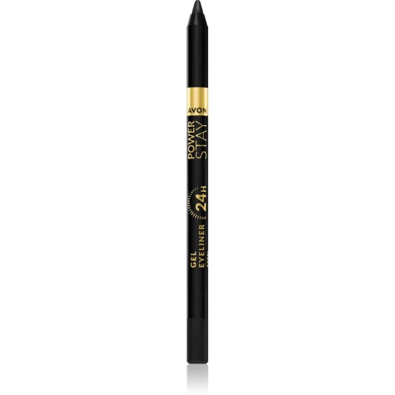 Avon Power Stay 24h gelasti svinčnik za oči odtenek Black 1.2 g