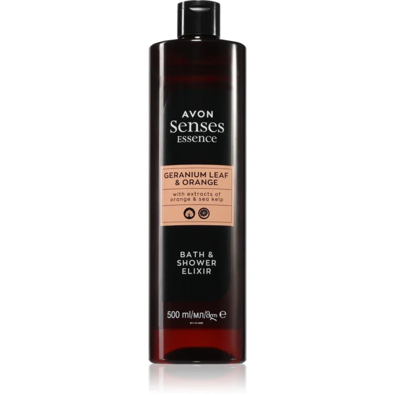 Avon Senses Essence Geranium Leaf & Orange dodatek za kopel 500 ml