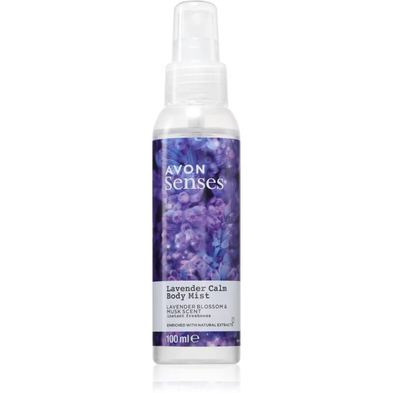 Avon Senses Lavender Calm odišavljeno pršilo za telo 100 ml