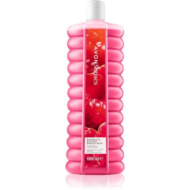 Avon Senses Raspberry Delight pena za kopel 1000 ml