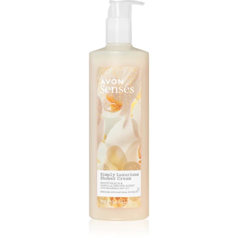 Avon Senses Simply Luxurious kremasti gel za prhanje 720 ml