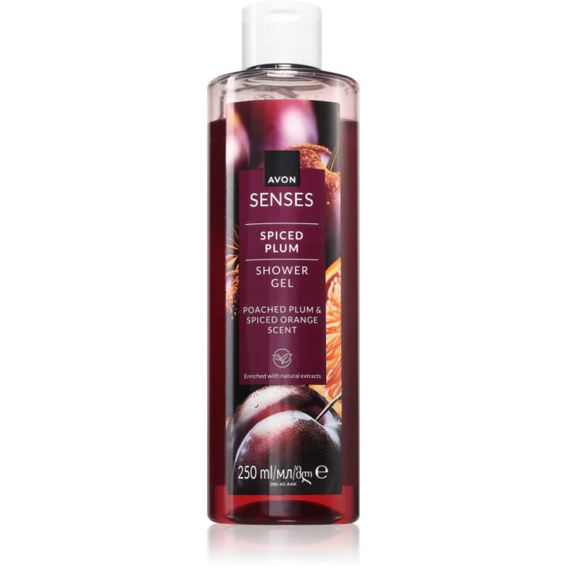 Avon Senses Spiced Plum gel za prhanje 250 ml