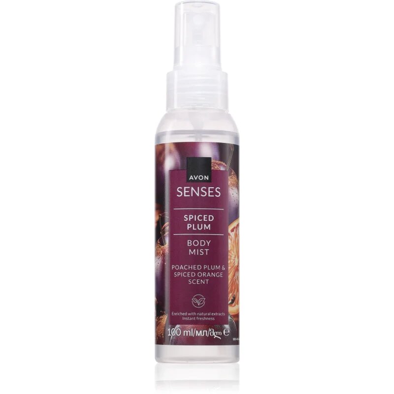 Avon Senses Spiced Plum pršilo za telo za ženske 100 ml