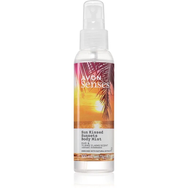 Avon Senses Sun Kissed Sunsets osvežujoče pršilo za telo 100 ml