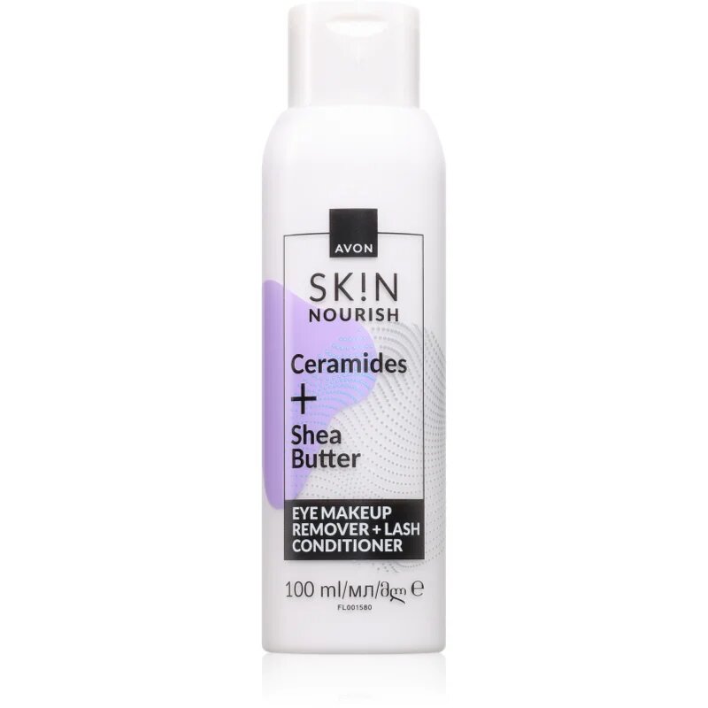 Avon Sk!n Ceranudes + Shea Butter odstranjevalec ličil za oči 2 v 1 100 ml