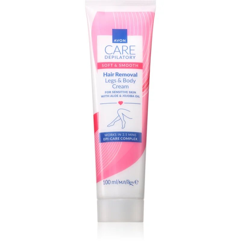 Avon Soft & Smooth depilacijska krema za občutljivo kožo 100 ml