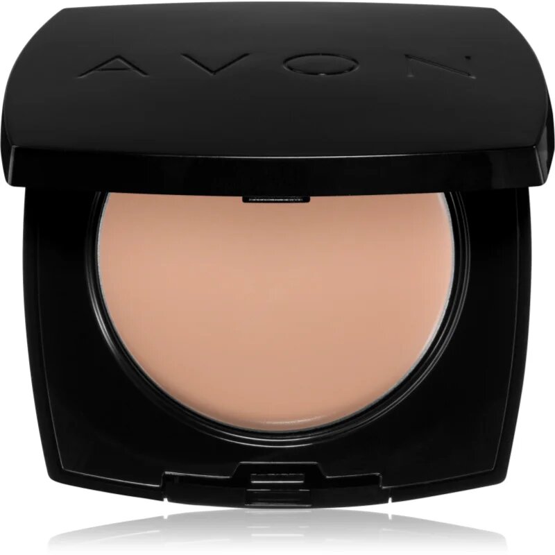 Avon True Colour kremasti tekoči puder s pudrastim učinkom odtenek 215P Ivory 9 g