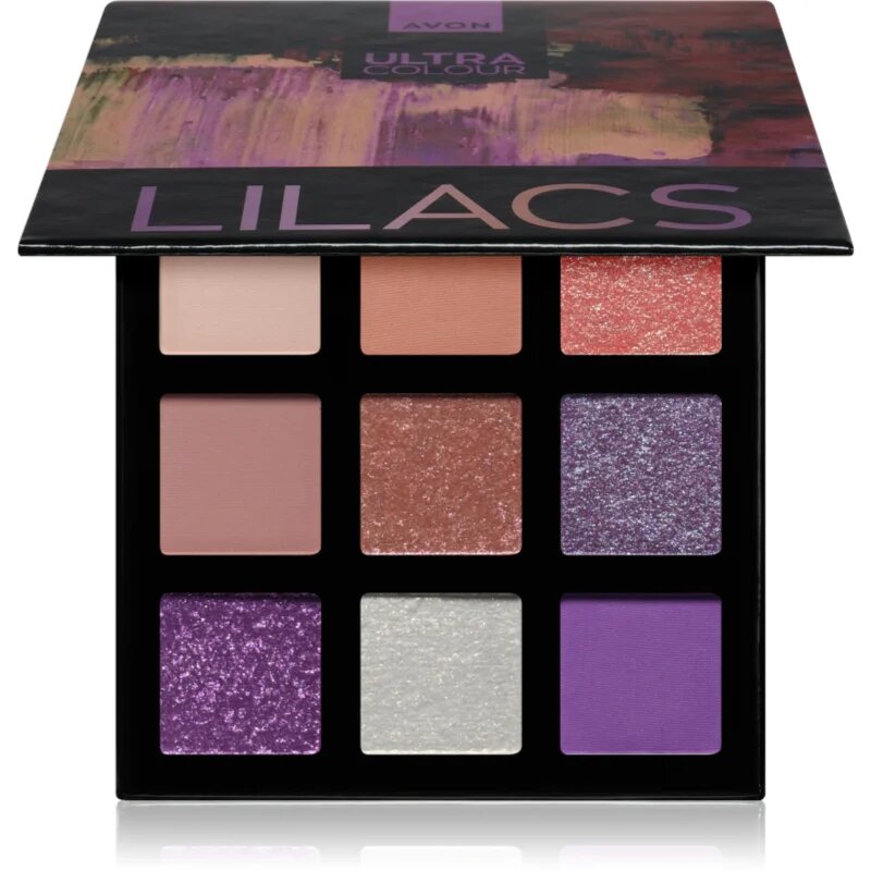 Avon Ultra Colour paleta senčil za oči odtenek Lilacs 6.3 g