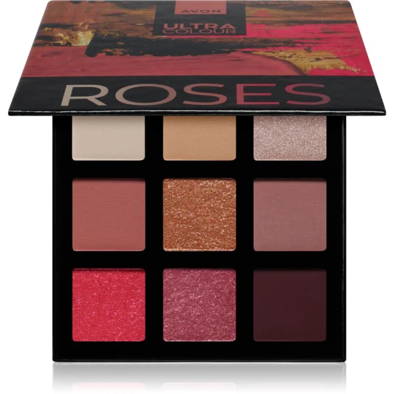 Avon Ultra Colour paleta senčil za oči odtenek Roses 6.3 g