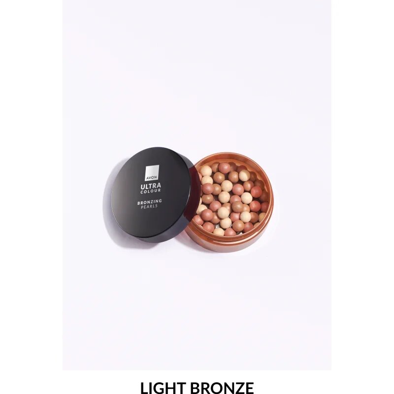 Avon Ultra Colour Pearls bronzer v kroglicah odtenek Light Bronze 28 g