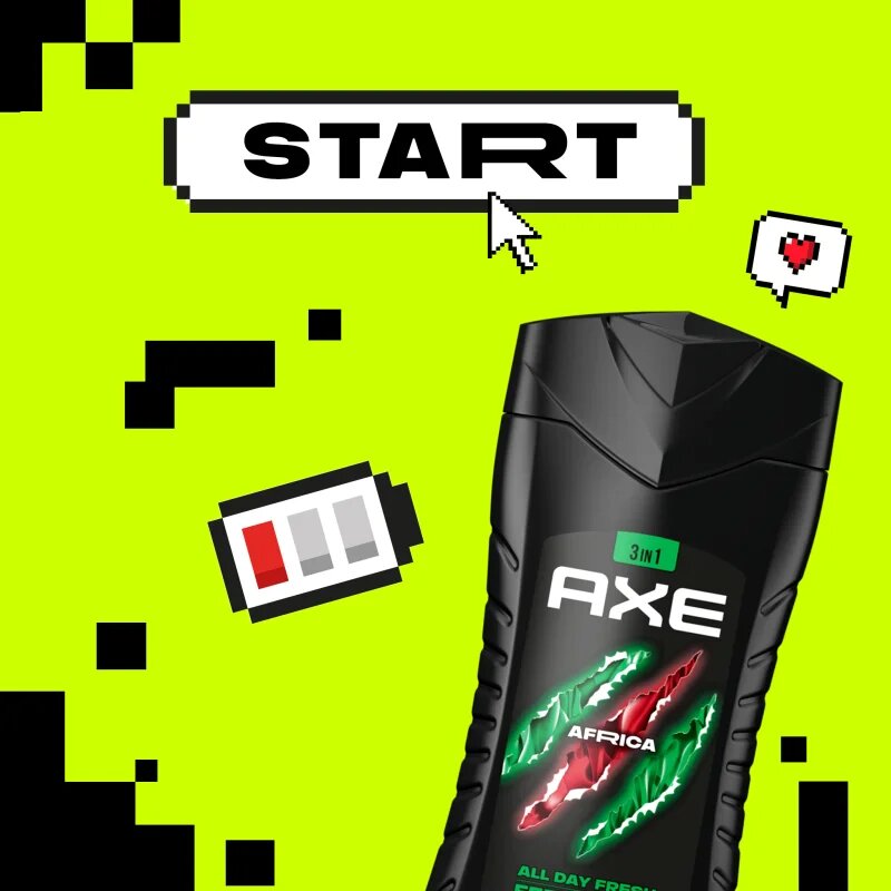 Axe Africa dezodorant pršilo za moške 150 ml