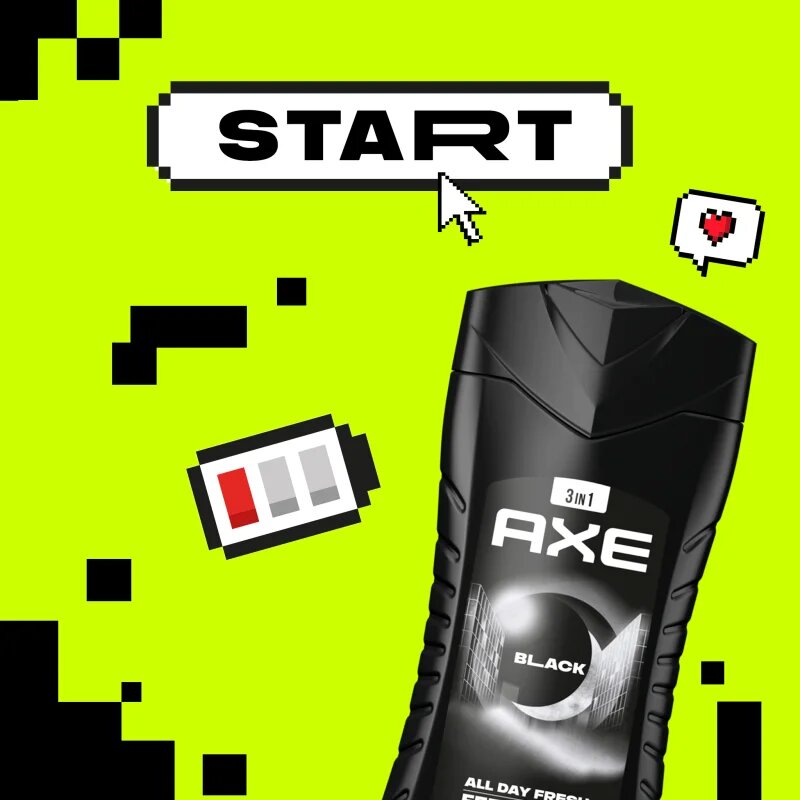 Axe Black dezodorant pršilo za moške 150 ml