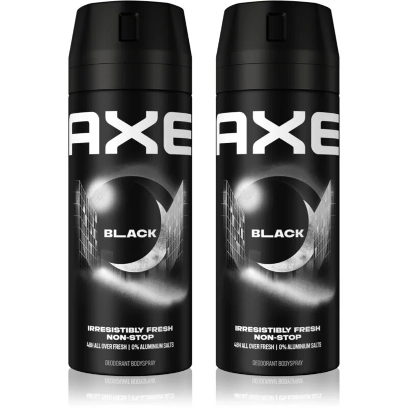 Axe Black Frozen Pear & Cedarwood deodorant in pršilo za telo ugodno pakiranje 2 x 150 ml