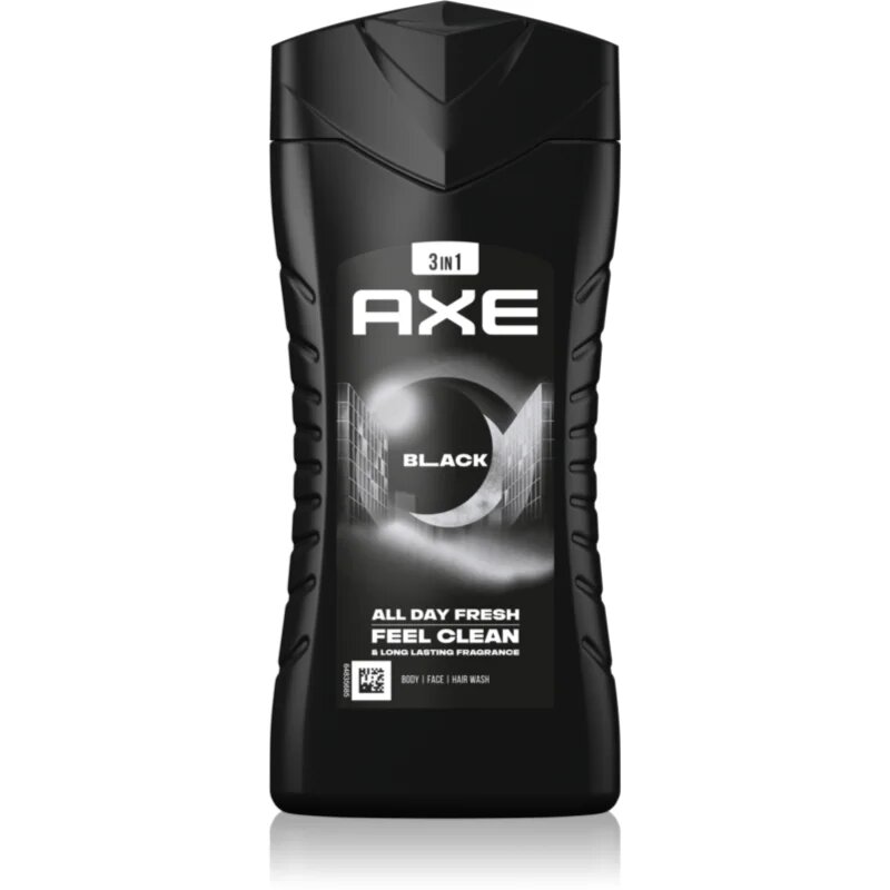 Axe Black gel za prhanje za obraz telo in lase 250 ml