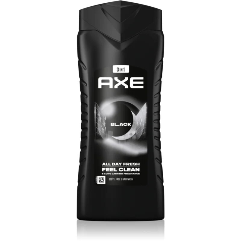 Axe Black gel za prhanje za obraz telo in lase 400 ml