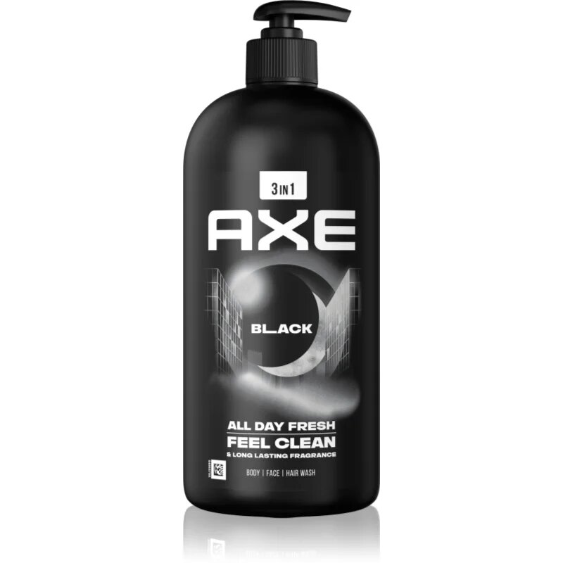 Axe Black gel za prhanje za obraz telo in lase 900 ml