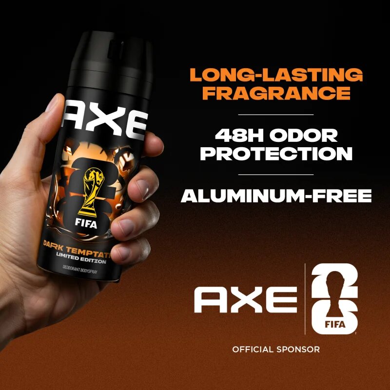 Axe Dark Temptation dezodorant pršilo za moške XXL 250 ml