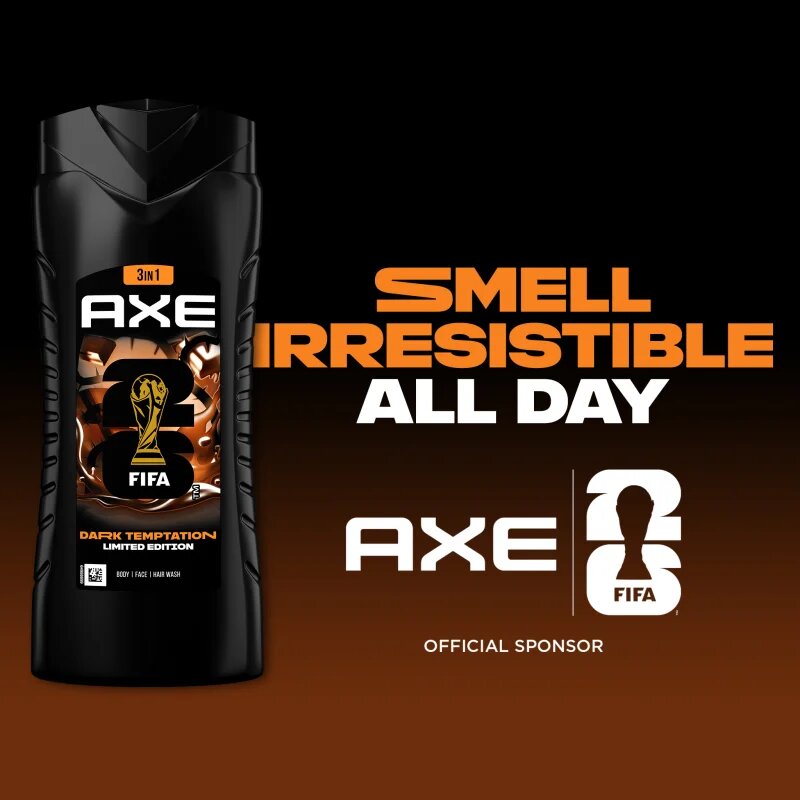 Axe Dark Temptation dezodorant pršilo za moške XXL 250 ml