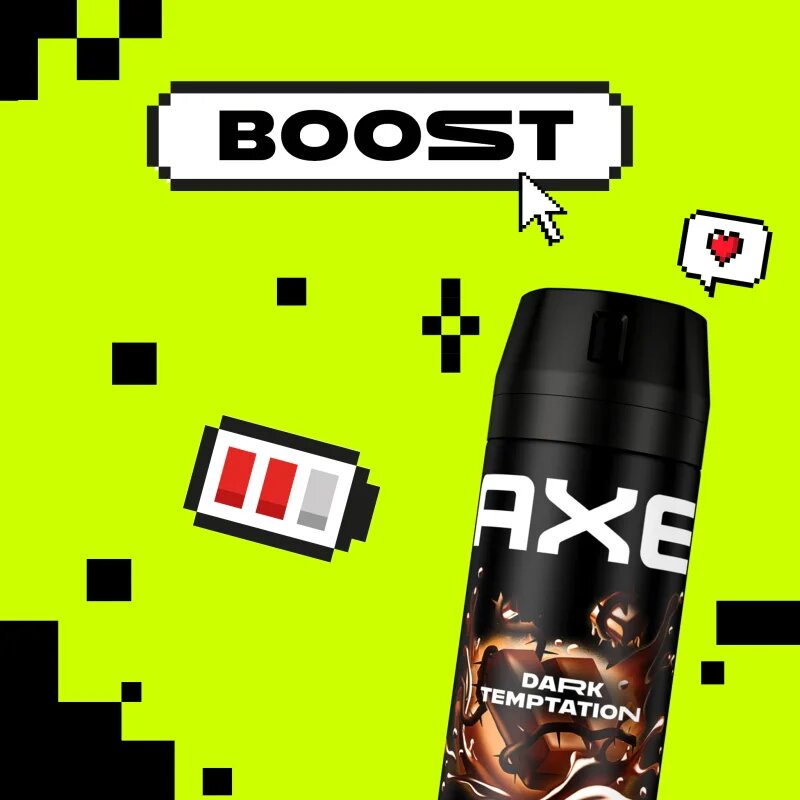 Axe Dark Temptation gel za prhanje za obraz telo in lase 250 ml