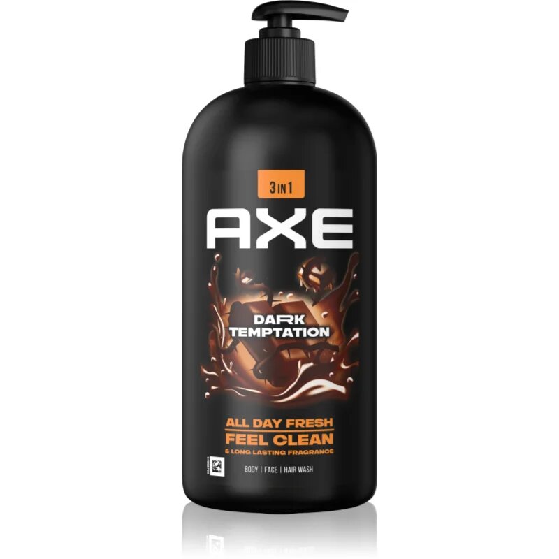 Axe Dark Temptation gel za prhanje za obraz telo in lase 900 ml