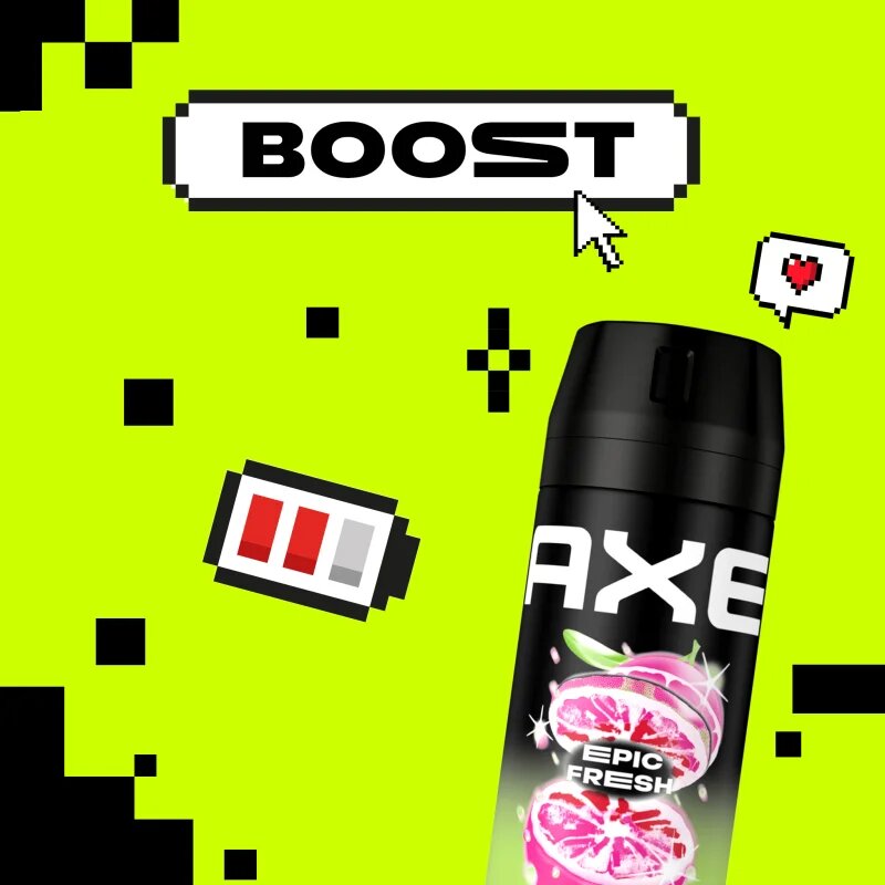 Axe Epic Fresh gel za prhanje za obraz telo in lase 400 ml