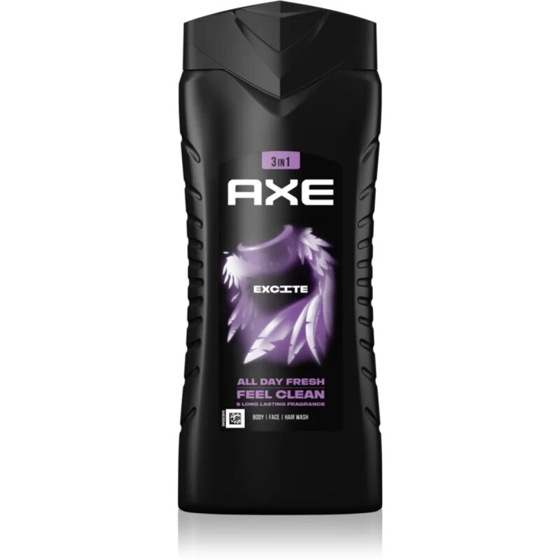 Axe Excite gel za prhanje za obraz telo in lase 400 ml