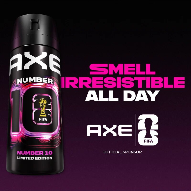 Axe FIFA Number 10 dezodorant pršilo za moške 150 ml