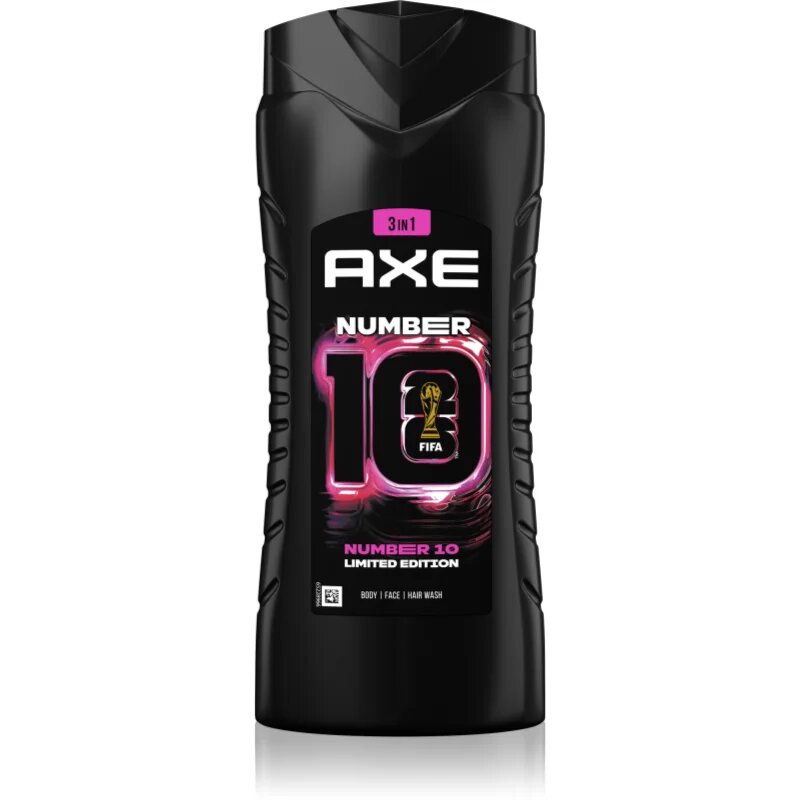 Axe FIFA Number 10 gel za prhanje za moške 400 ml