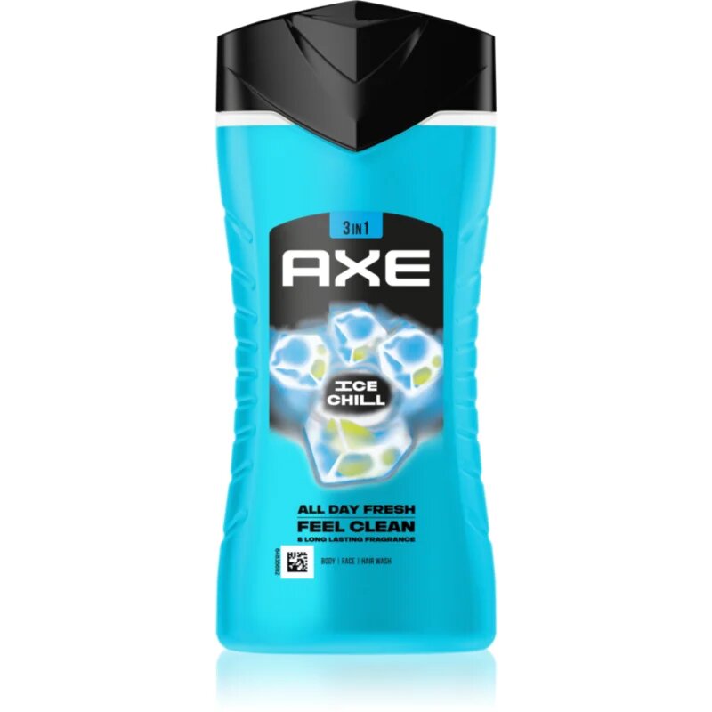 Axe Ice Chill gel za prhanje za obraz telo in lase 250 ml