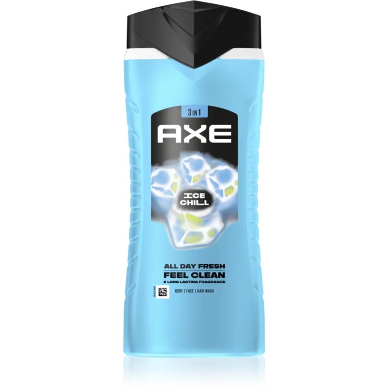 Axe Ice Chill gel za prhanje za obraz telo in lase 400 ml