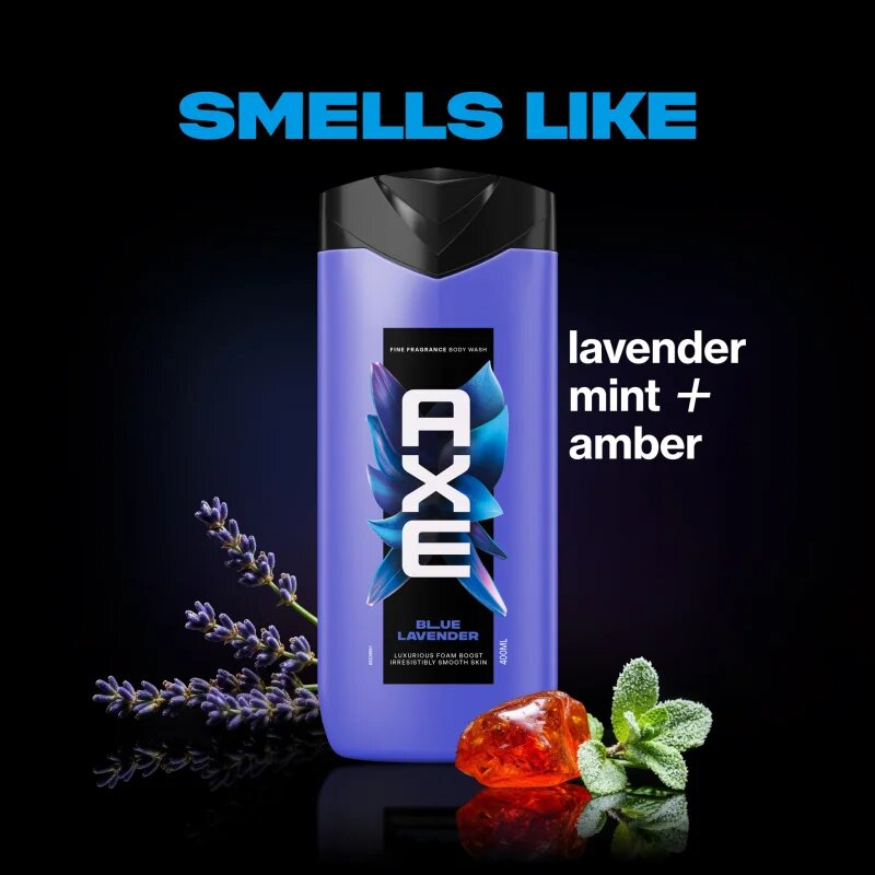 Axe Premium Blue Lavender gel za prhanje za moške 400 ml