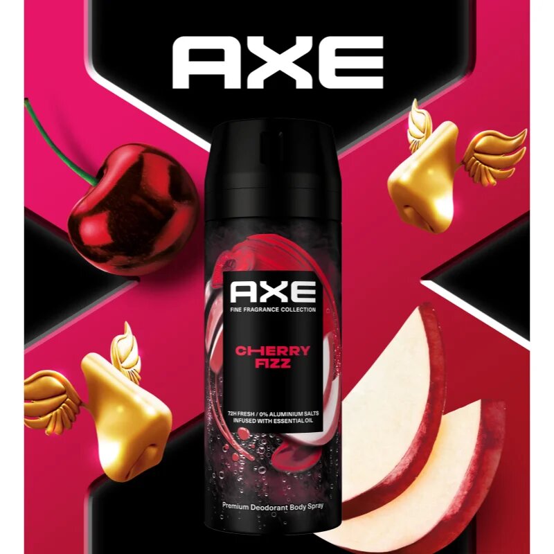 Axe Premium Cherry Fizz dezodorant pršilo za moške 150 ml