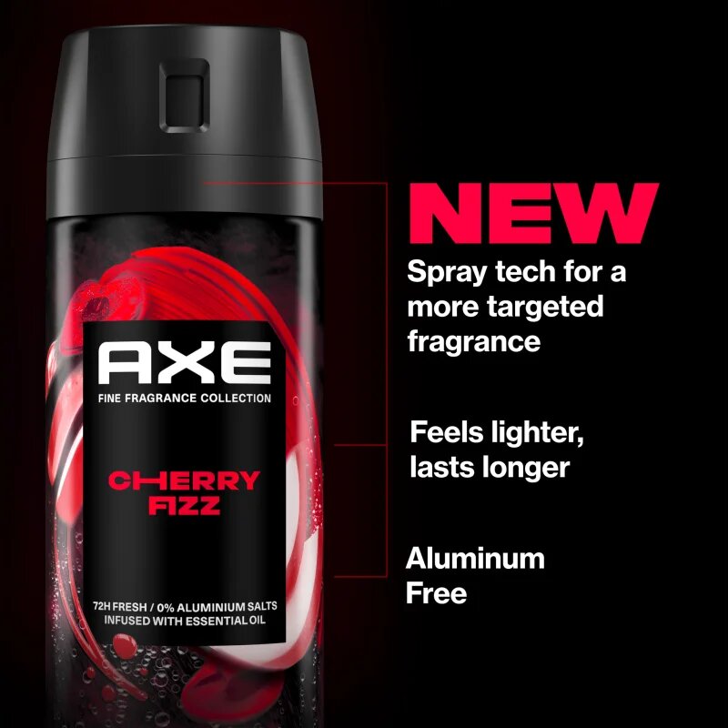 Axe Premium Cherry Fizz dezodorant pršilo za moške 150 ml