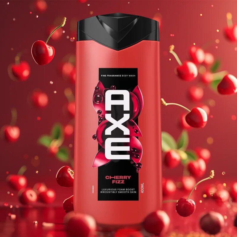 Axe Premium Cherry Fizz gel za prhanje za moške 400 ml