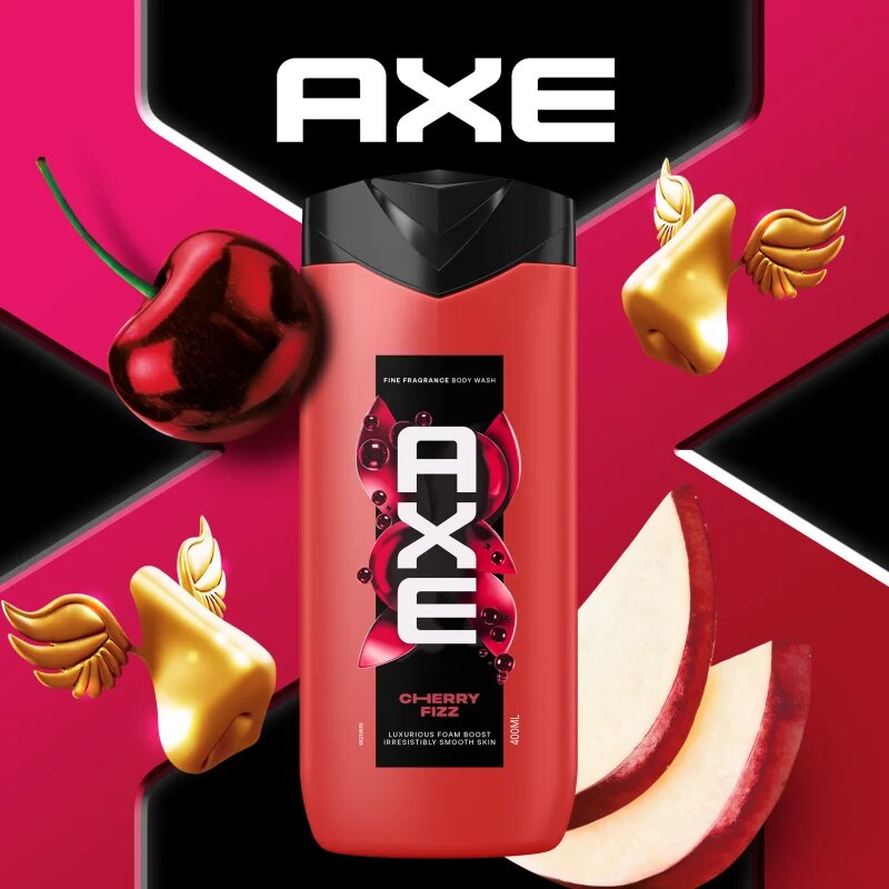 Axe Premium Cherry Fizz gel za prhanje za moške 400 ml