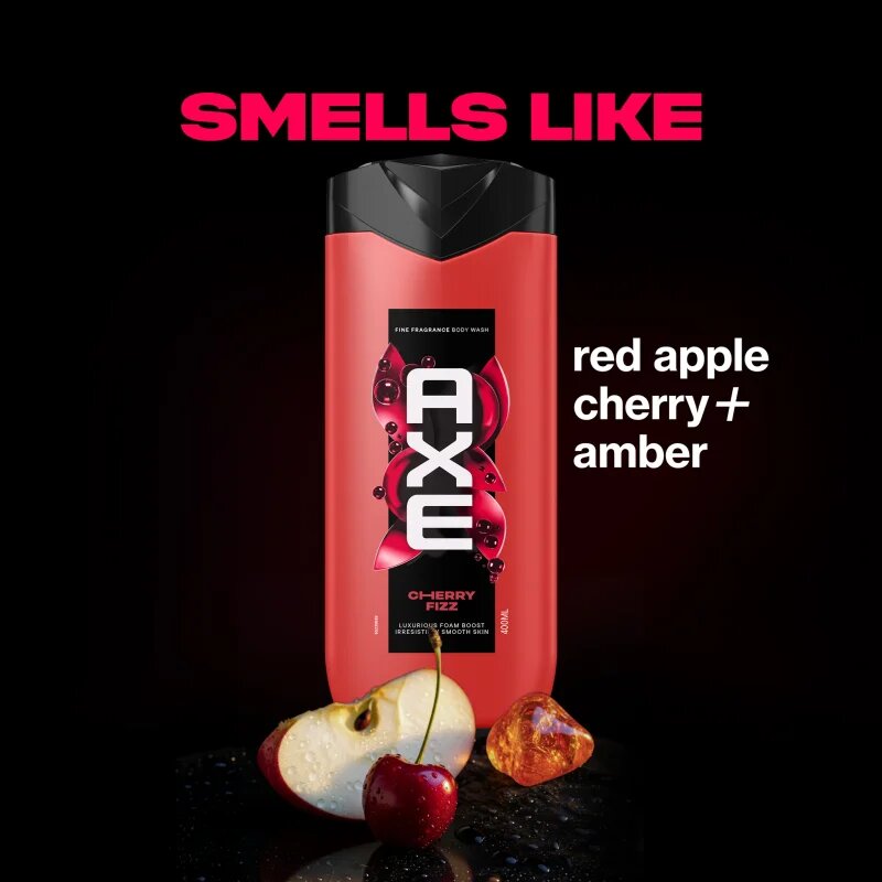 Axe Premium Cherry Fizz gel za prhanje za moške 400 ml