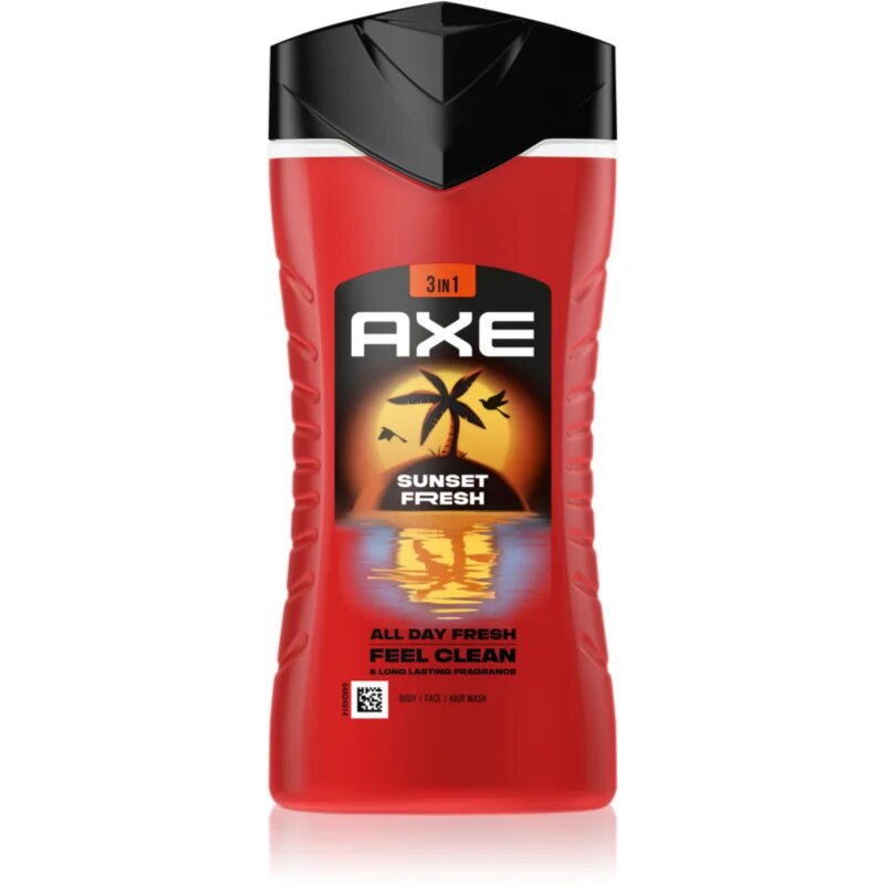 Axe Sunset Fresh gel za prhanje za obraz telo in lase 250 ml