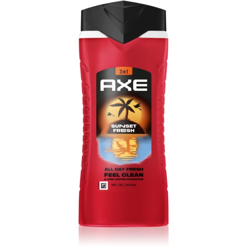 Axe Sunset Fresh gel za prhanje za obraz telo in lase 400 ml