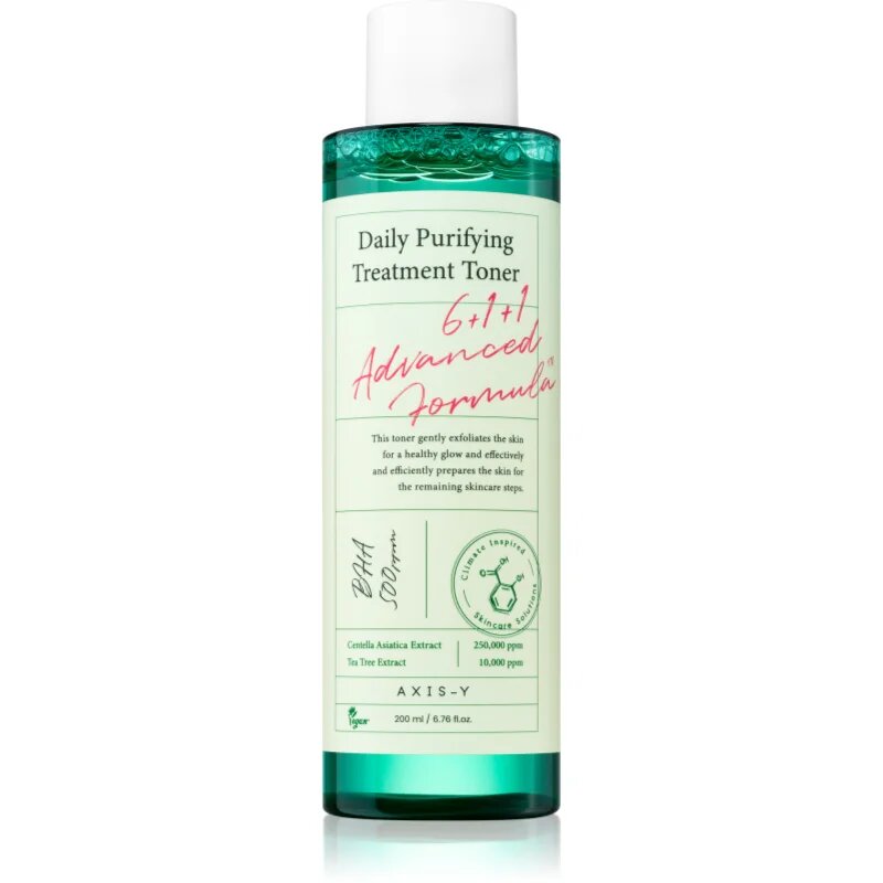 AXIS-Y 6+1+1 Advanced Formula Daily Purifying Treatment Toner globinsko čiístilni tonik s pomirjajočim učinkom 200 ml