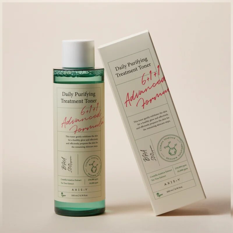 AXIS-Y 6+1+1 Advanced Formula Daily Purifying Treatment Toner globinsko čiístilni tonik s pomirjajočim učinkom 200 ml