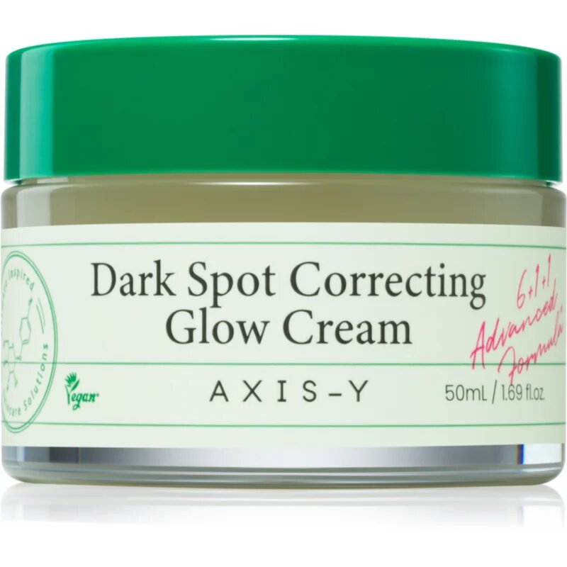 AXIS-Y 6+1+1 Advanced Formula Dark Spot Correcting Glow Cream vlažilna gel krema za kožo s hiperpigmentacijo 50 ml
